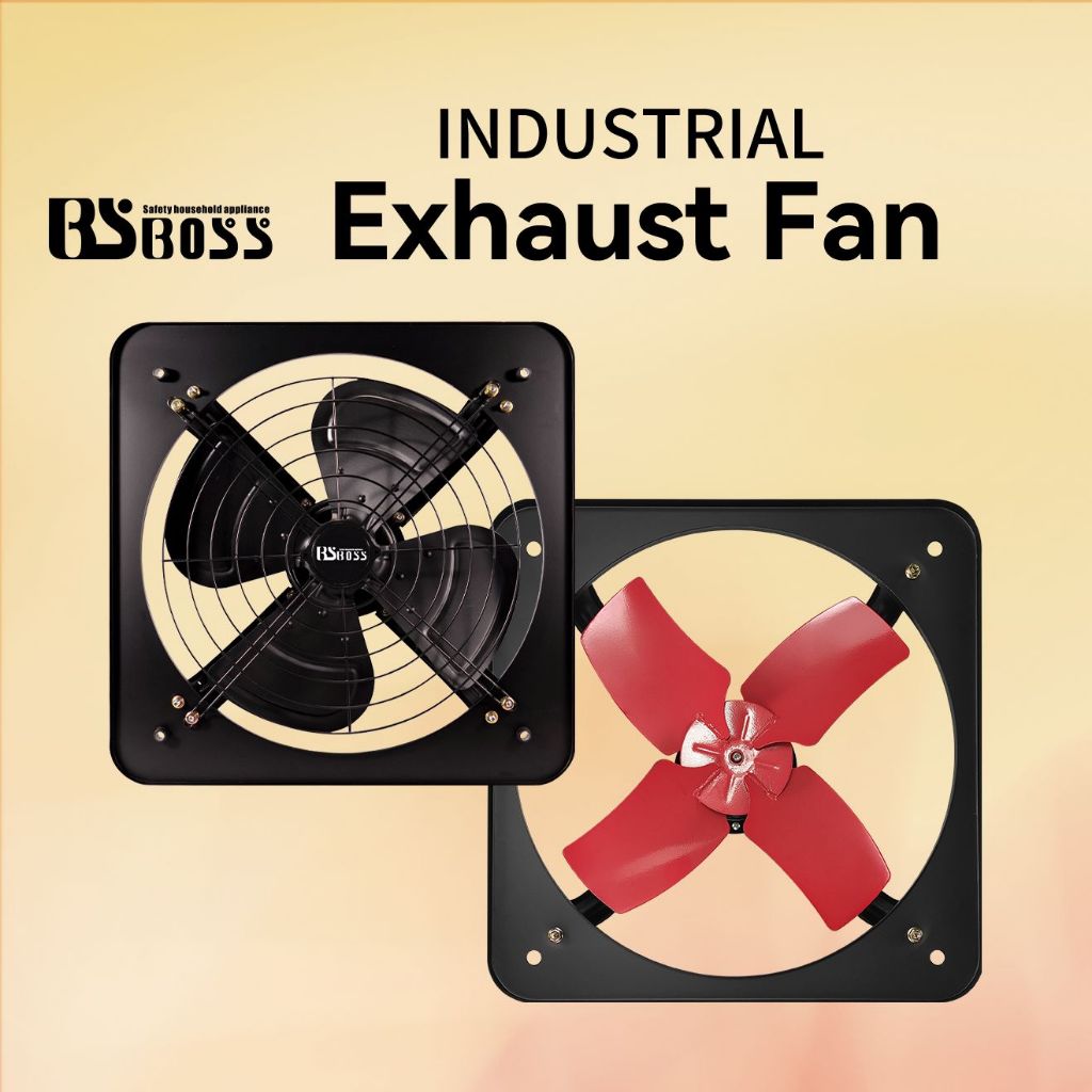 BSBOSS Wall Type Industrial Fan Light Duty For Kitchen & Living Room (8-24")