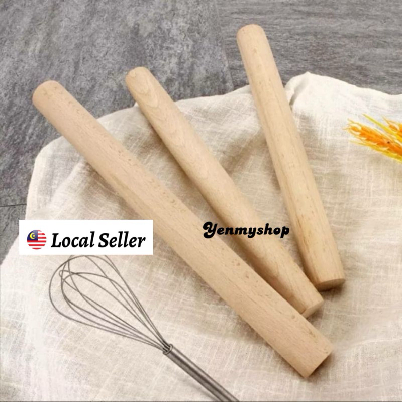 Bake Rolling Pin Beech Wood / Kayu Gelek (24cm / 28cm）