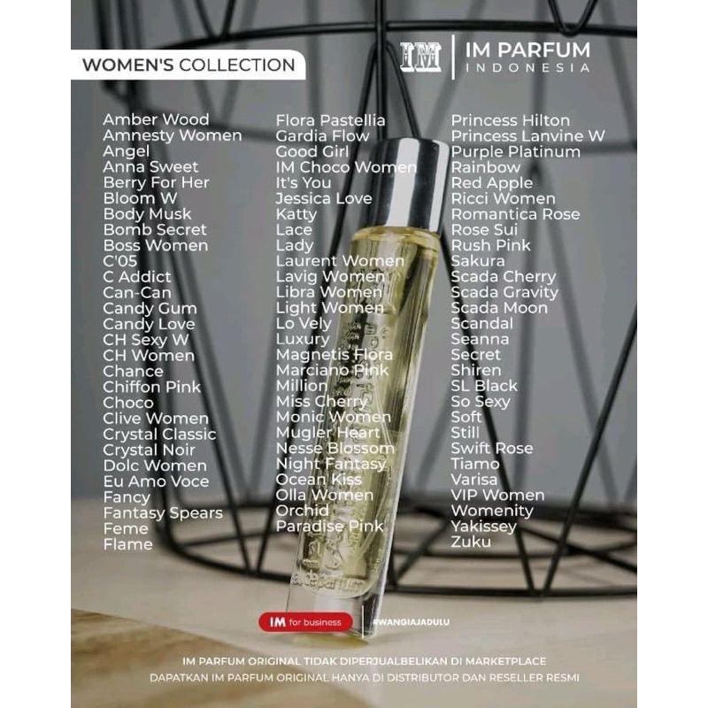 IM PARFUM ORIGINAL INDONESIA