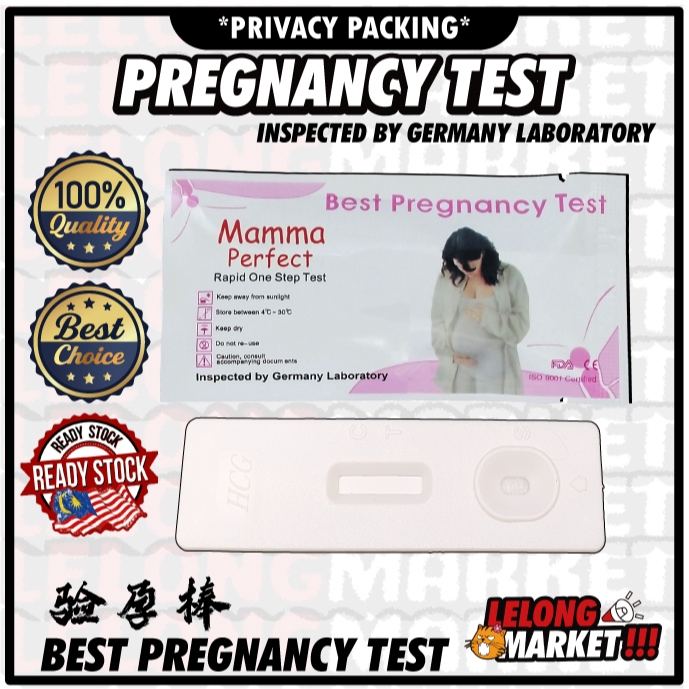 Pregnancy Test HCG 1 Pcs Pregnant Tes Strip/Cek Kehamilan One Step Urine Test Early Detection /Cek Mengandung / UPT test