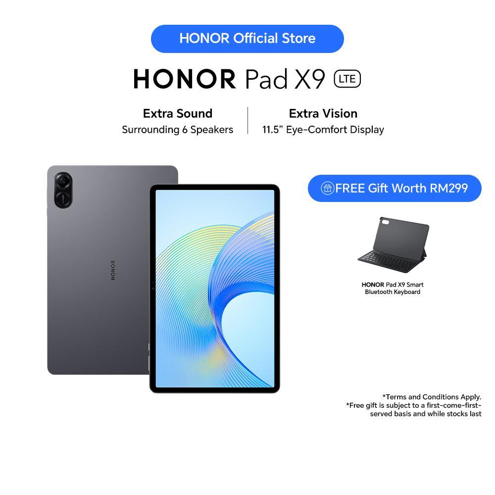 HONOR Pad X9 LTE 7(4GB+3GB)+128GB11.5" 120Hz 2K HONOR Fullview Display | 6 Speakers | Qualcomm 6nm Snapdragon®685