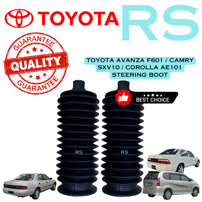 Toyota Avanza F601 1.3 1.5 F602, Camry SXV10, Corolla AE101 [45535-BZ010] Steering Boot (1 Pair)