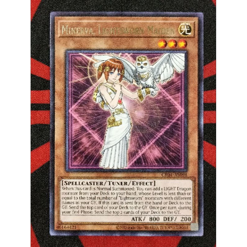 YUGIOH KONAMI CR04-AE098 Minerva, Lightsworn Maiden (Rare)