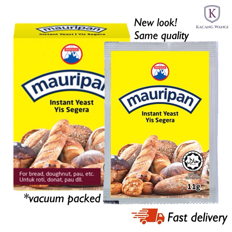 Mauri-pan Instant Yeast 11g Yis Segera Mauripan [New arrival: )OCT 2027 expiry]