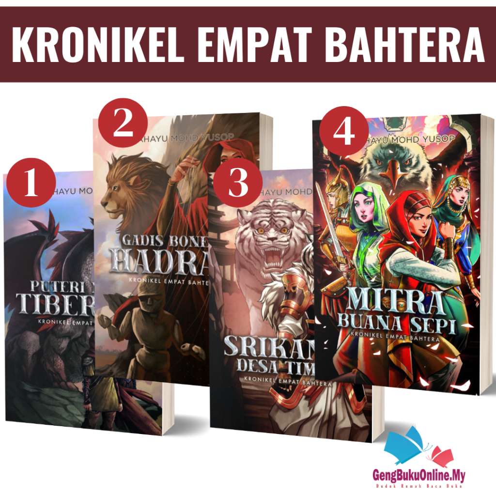 Kronikel Empat Bahtera - Puteri Naga Tiberius | Gadis Boneka Hadrah | Srikandi Desa Timur | Mitra Buana Sepi- Sri Rahayu