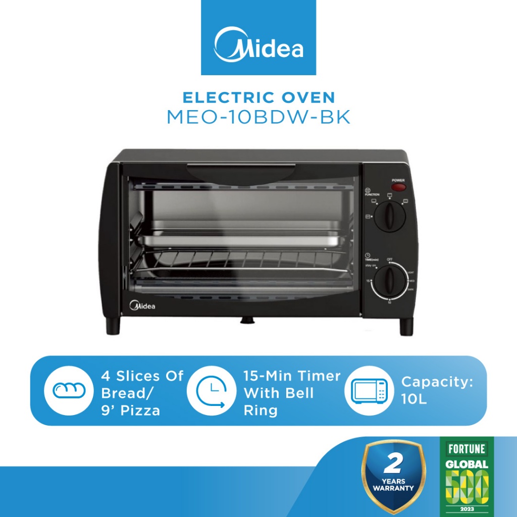 Midea ( MEO-10BDW-BK / MEO-10BDW-WH ) 10L Electric Oven Toaster