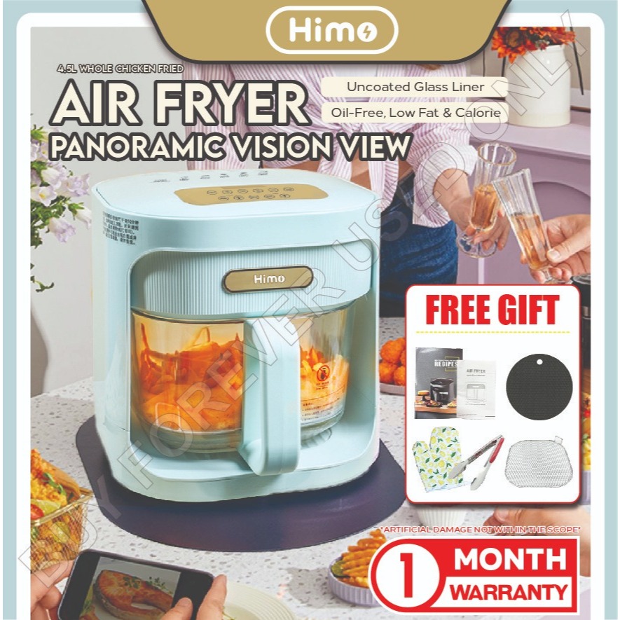 HIMO Air fryer 4.5L household new large-capacity oven oil-free electric fryer visual fryer