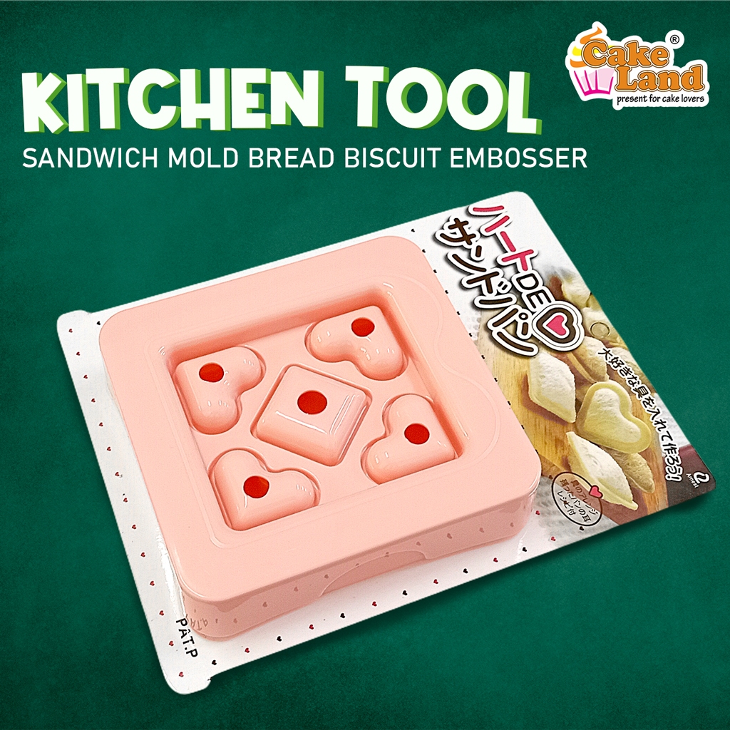 THE BAKER Sandwich Mold Bread Biscuit Embosser