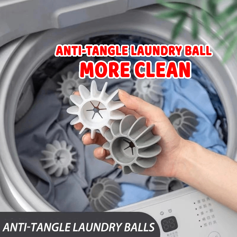 Reusable Magic Silicone Laundry Ball Clothes Hair Remover Catcher Clean Washing Machine Anti Tangle Tanpa Kusut 去污防缠绕洗衣球