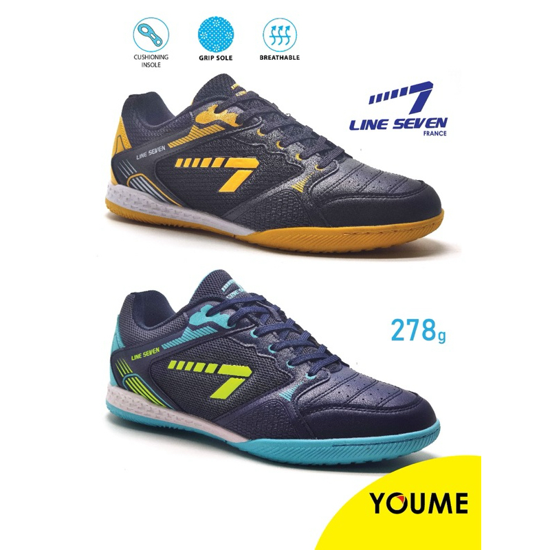 CLEAR STOCK Ready Stock 100% LINE7 Flix Futsal Shoes Kasut Futsal [100% Authentic] (SPORTS EXPRESS）