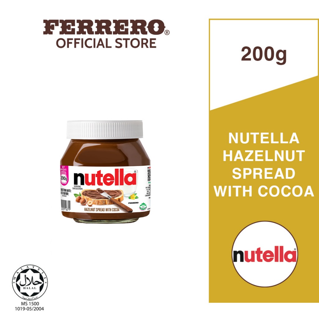 Nutella Hazelnut Spread With Cocoa (200g)