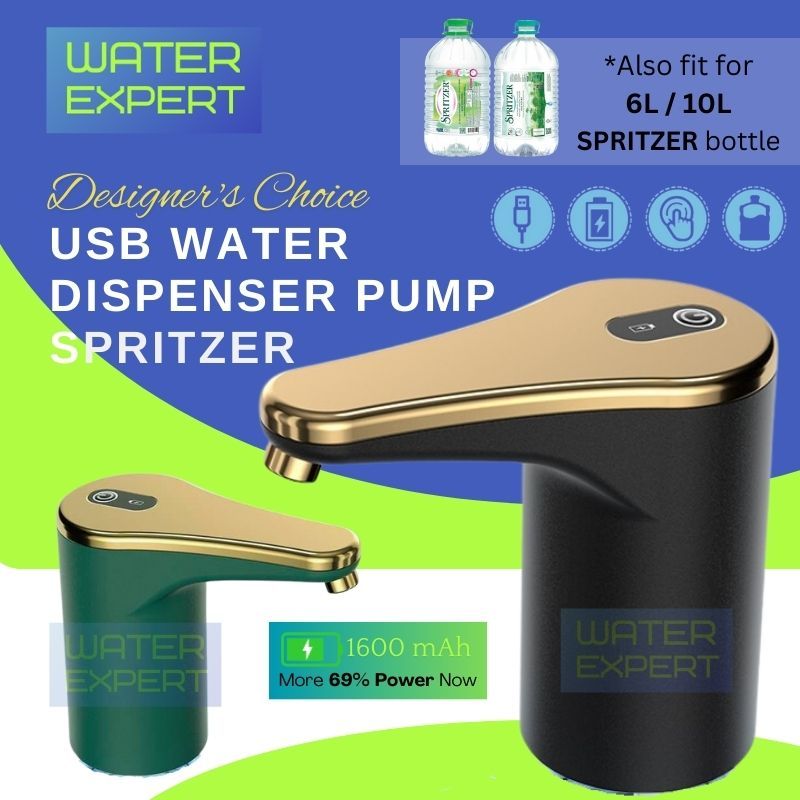 SPRITZER Water Dispenser Pump for Mineral Water Gallon Water Bottle Portable Electric Automatic