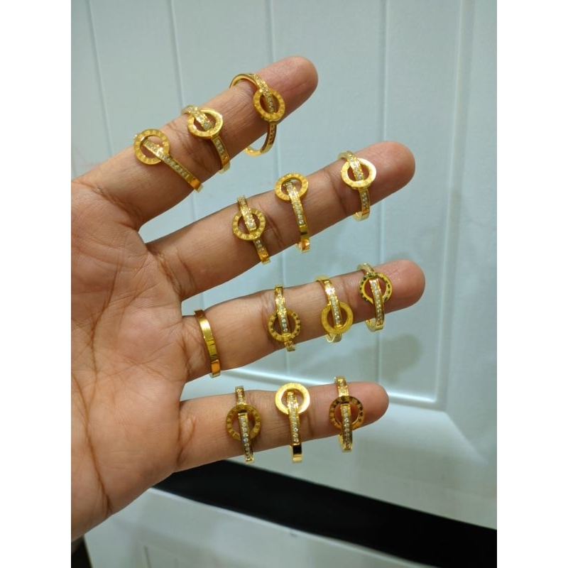 Cincin batu fesyen pakai harian tahan lasak serta boleh buat mndi air laut tak ada masalah