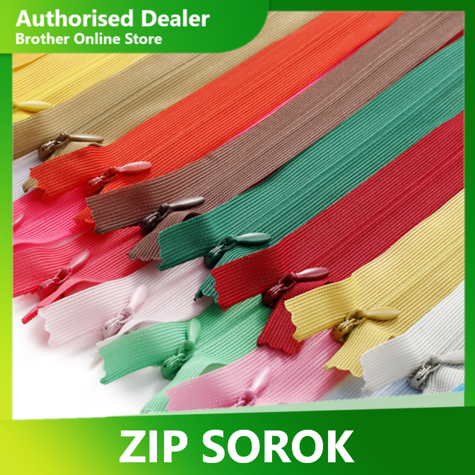 ?Borong Murah? Zip Sembunyi / Zip Sorok / Invisible Zip / Alat Jahitan / Sewing Accessories