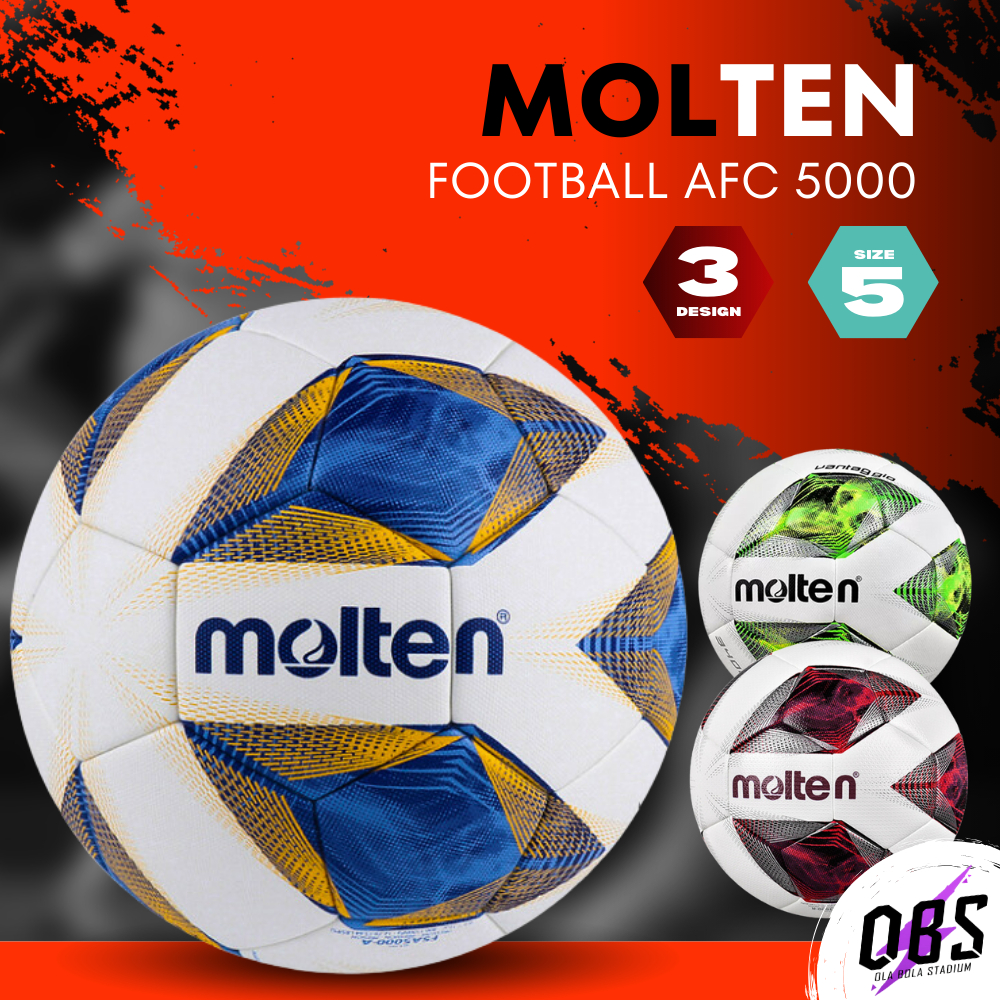 Molten AFC 5000 Premium FootBall Match Ball Bola Sepak Size 5 Soccer