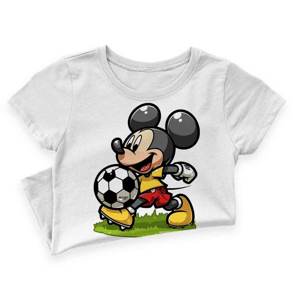 Mickey Mouse EURO UEFA European Fifa Football Unisex Kid Tshirt Soccer Fashion Kids Girl Cloth Tee