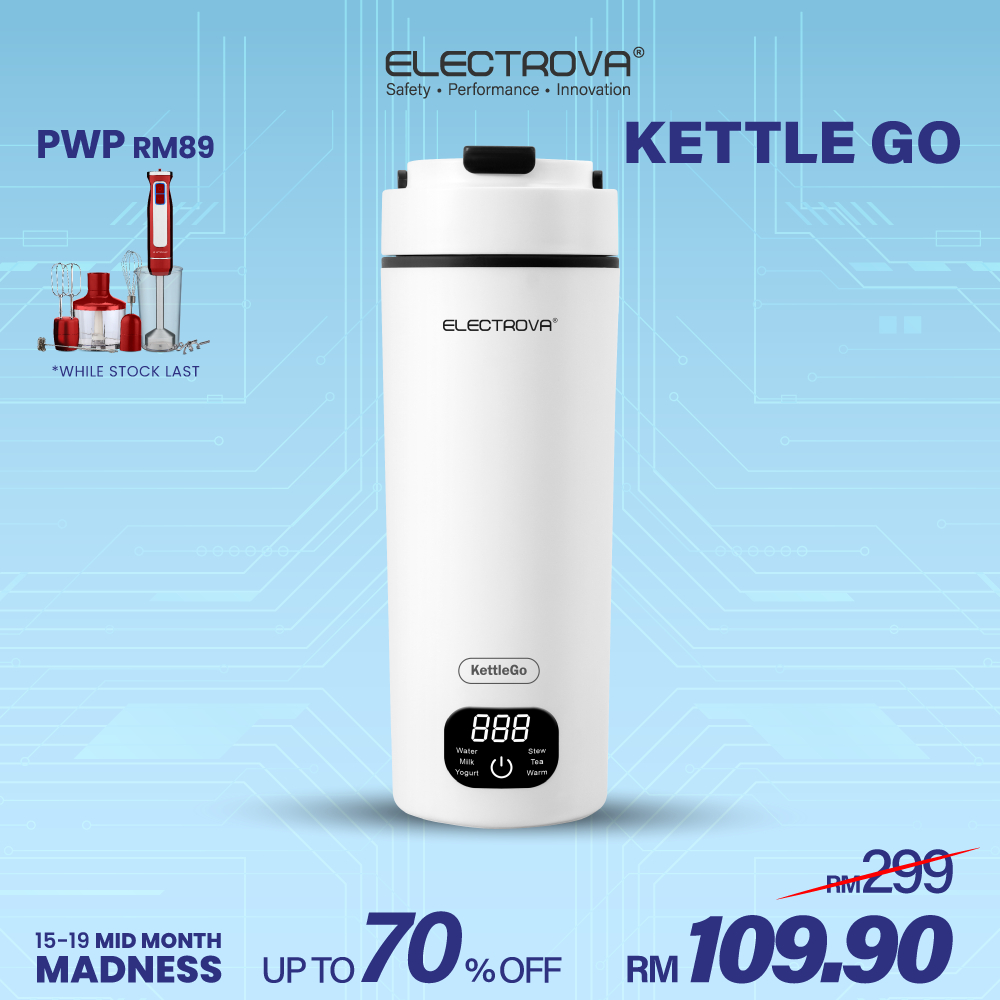 Electrova Portable Smart Electric Kettle GO