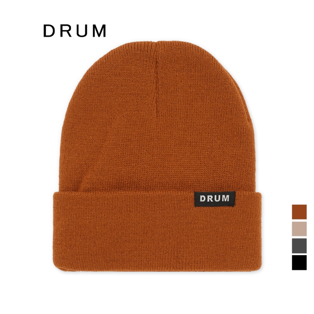 DRUM SELECT Snow Cap Beanie - Brown/Black/Beige/Dark Grey