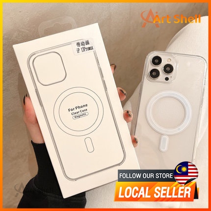 【For iPhone 16 Pro Max】【In Stock】Ultra Clear Built-in Magnetic Circle compatible for IPhone 15 14 13 12 11 Pro Max Clear