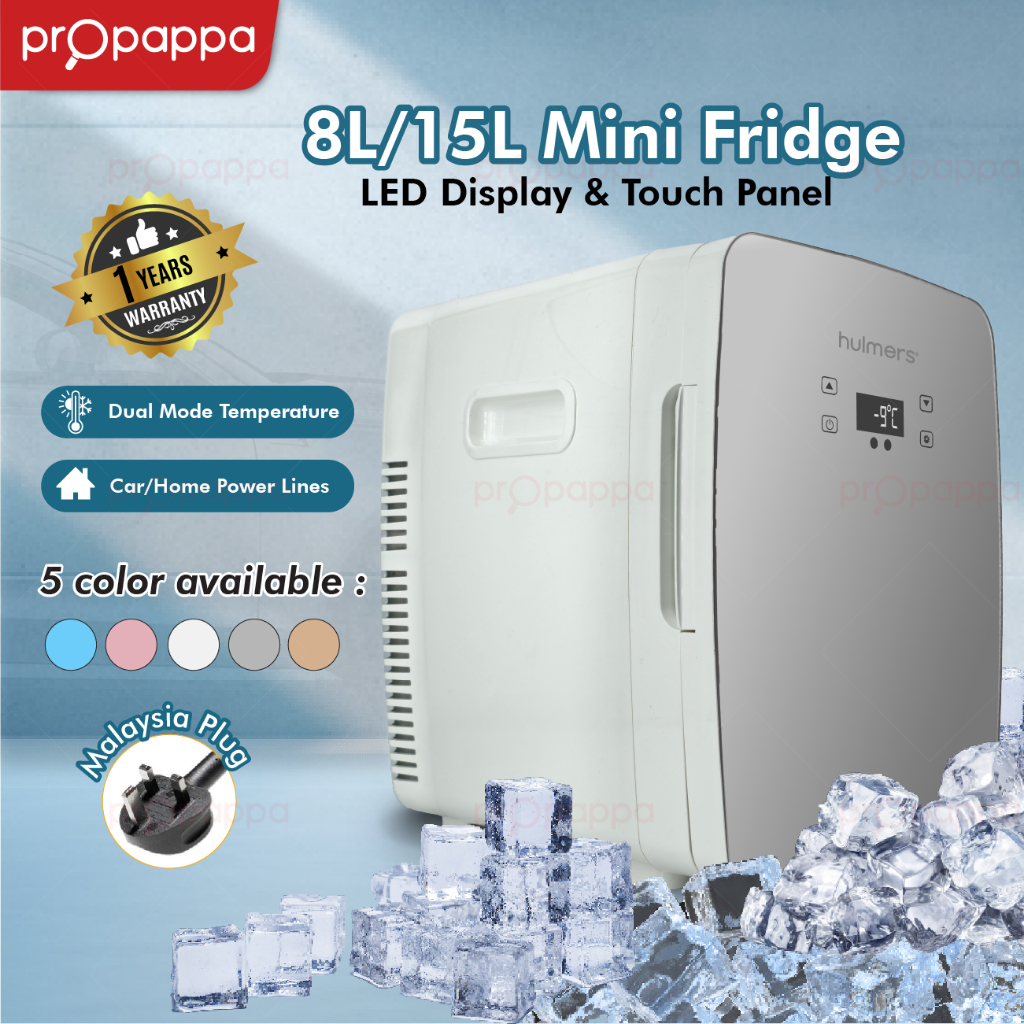 Propappa - (1 Years Warranty) 8L/15L Portable Dual Use  Mini Fridge, Kereta Rumah Mini Peti Sejuk, 迷你车家冷热两用小冰箱