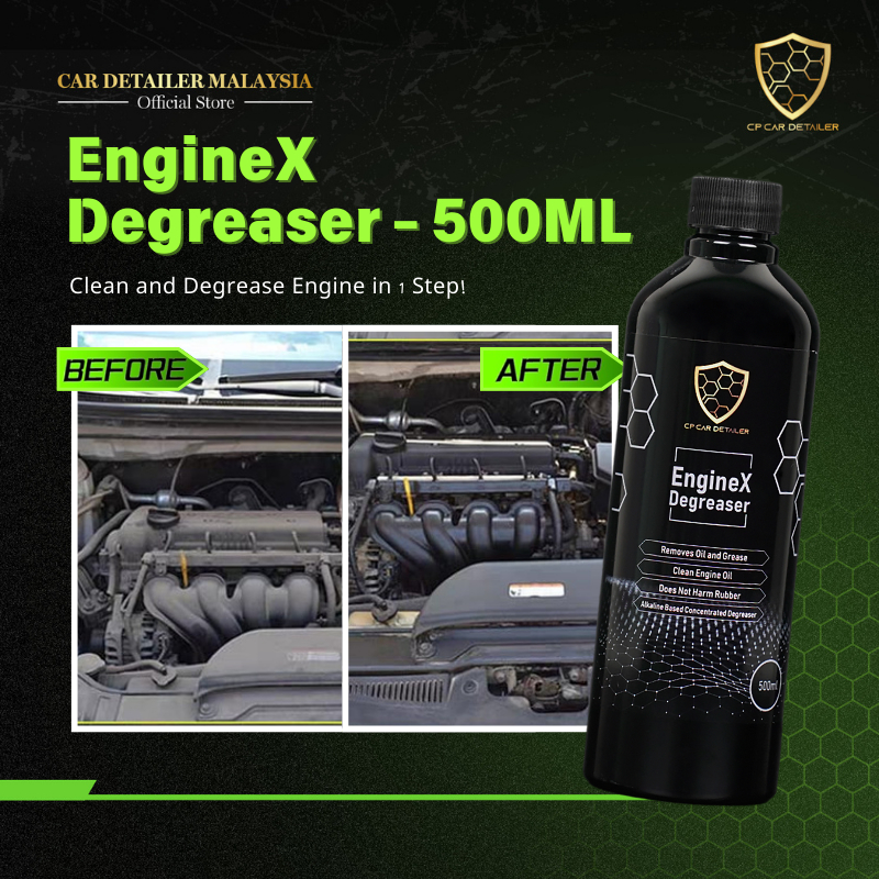 【CAR Detailer】【 EngineX Degreaser 】Engine Degreaser Car Wash Accessories 500ml 汽车发动机去油剂