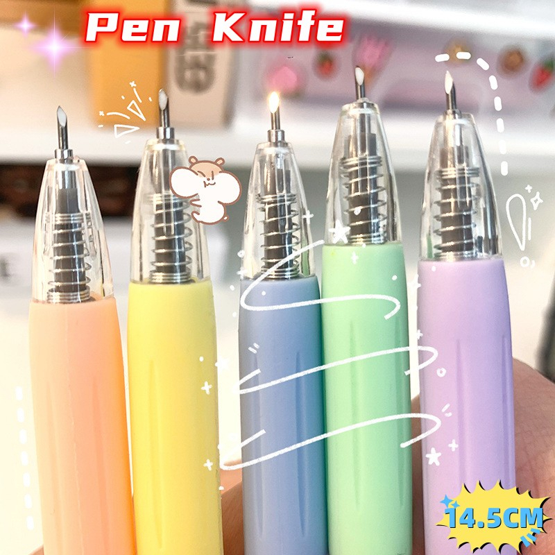 Pen Cutter for Handwork Art Craft Knife Paper Cutter School Supplies Ballpen with Knife Picture