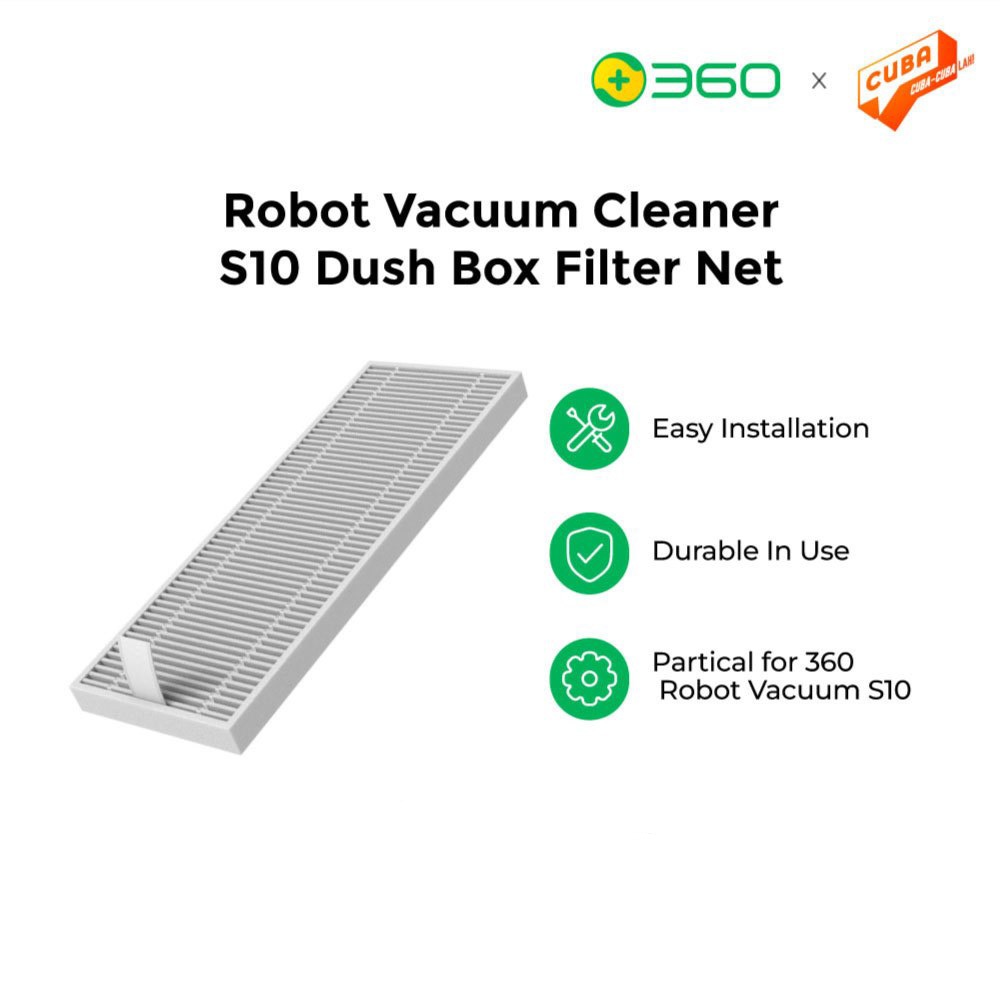 360 ROBOT VACUUM CLEANER S10 DUST BOX FILTER NET