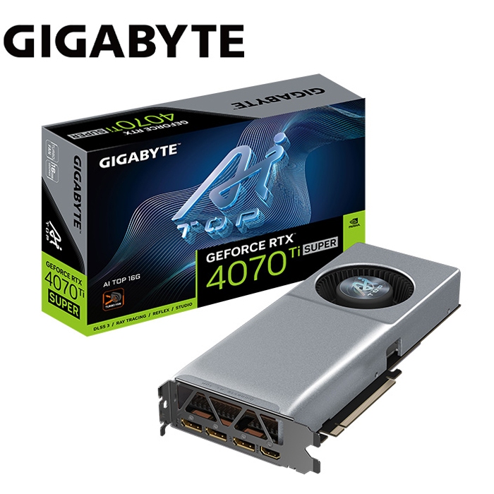 5Cgo Gigabyte RTX4070Ti SUPER AI TOP 16G AI Gaming Graphics Card【Shipping from Taiwan】