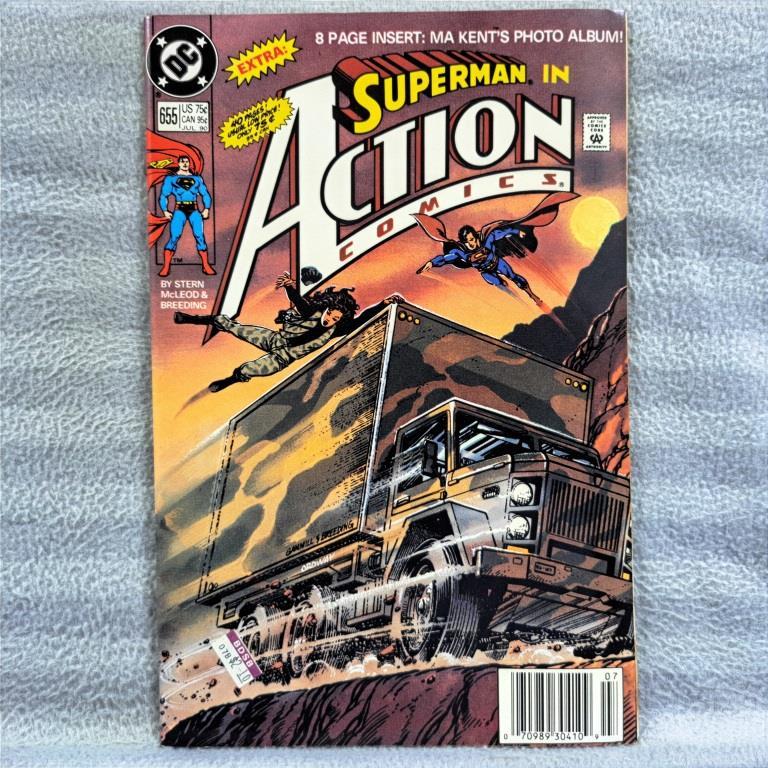 Superman: Action Comics #655 (DC Comics) Roger Stern, Kerry Gammill