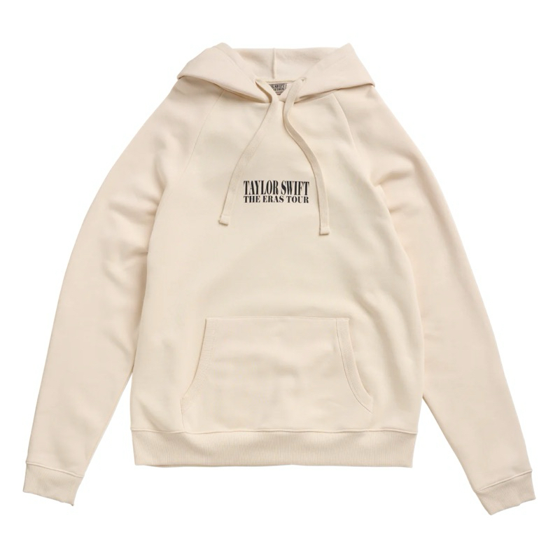 TAYLOR SWIFT THE ERAS TOUR 2024 HOODIE BEIGE OFFICIAL MERCHANDISE FROM SINGAPORE