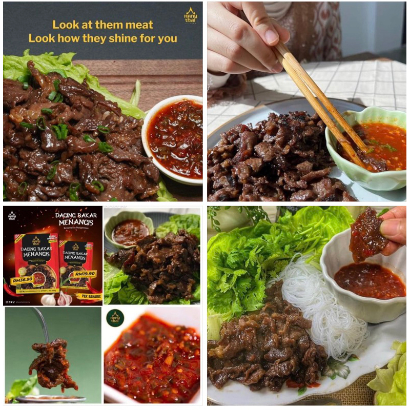 HANY THAI KITCHEN DAGING HARIMAU/BAKAR MENANGIS | KAMBING PERAP ALA THAI | WAGYU SKEWER