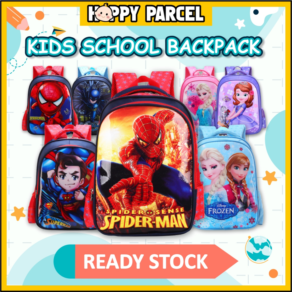 Kids School Bag Sekolah Perempuan Beg Sekolah Budak Lelaki School Bag Kids Bag Sekolah Perempuan School Backpack Bagpack