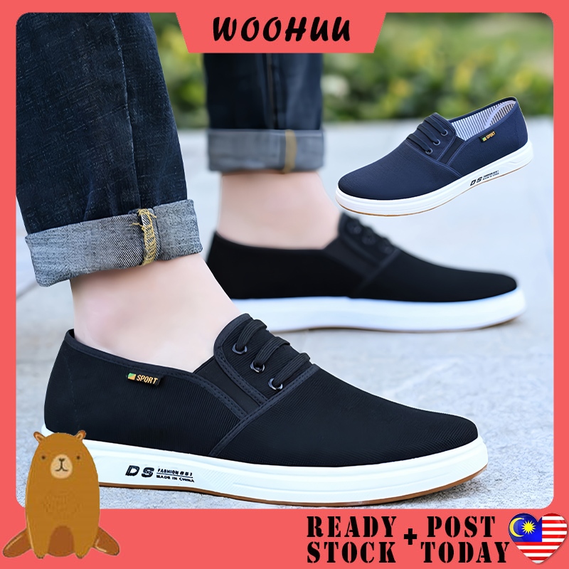 READY STOCK WOOHUU Kasut Lelaki Man Low Tops Sneakers Men Kasut Lelaki Lelaki Atasan Rendah Sneakers Lelaki
