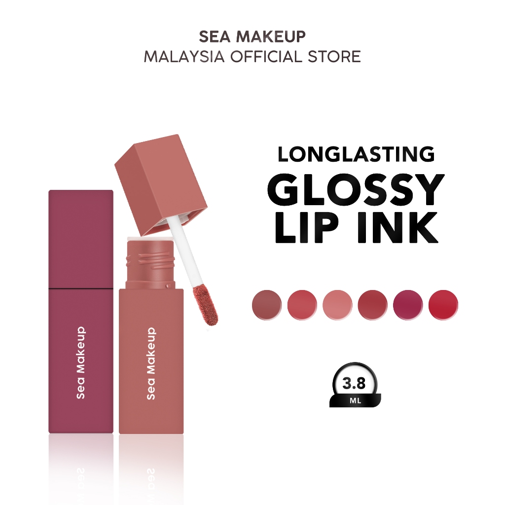 Sea Makeup Lacquer Shake Lip Ink Longlasting lip ink - Glossy Finish Liquid Lipstik Liquid Lipstick