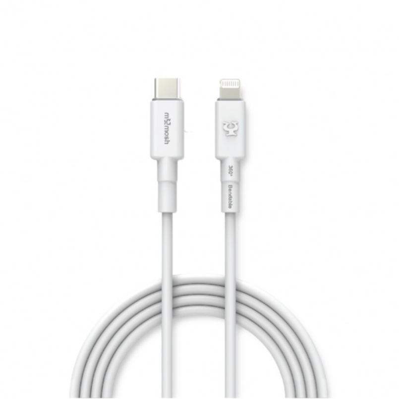 MYMOSH EL-C2L122 CABLE I-CABLE TO USB-C PD 1.2M/FAST CHARGING/30KG TEAR RESISTANCE/ CHARGE & SYNC/ 4