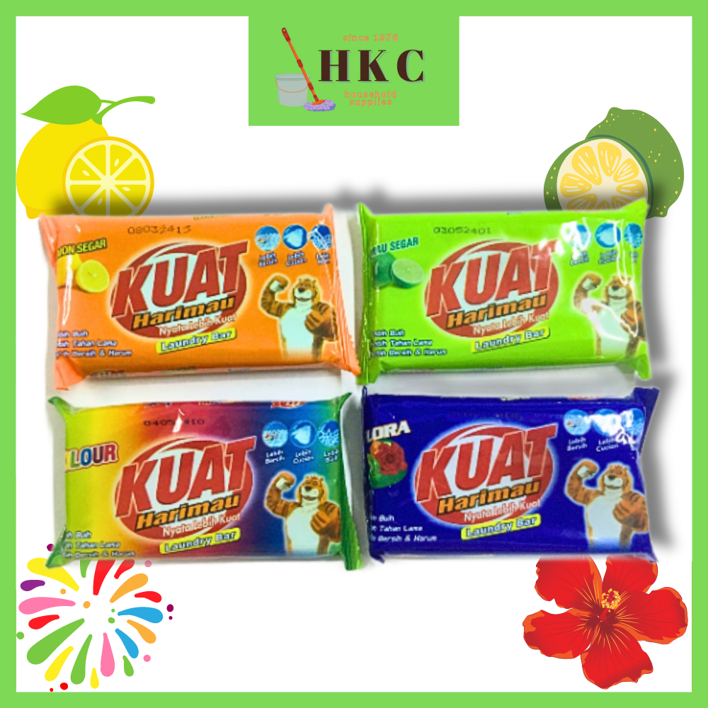 Kuat Harimau Sabun Buku 1 Piece x 150g Laundry Bar