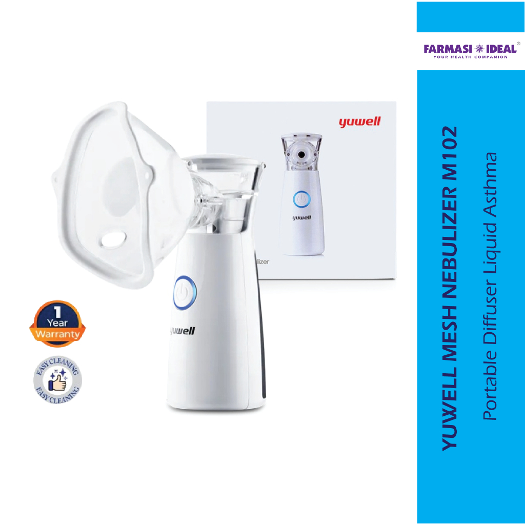 Yuwell Mesh Nebulizer M102 - Portable Diffuser Liquid Asthma [MDA Approved]