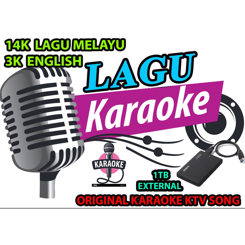 lagu karaoke melayu UPDATE LATEST 2024 TOTAL 19 RIBU LAGU 1TB EXTERNAL (BOLEH CONTROL DGN SMARTPHONE)