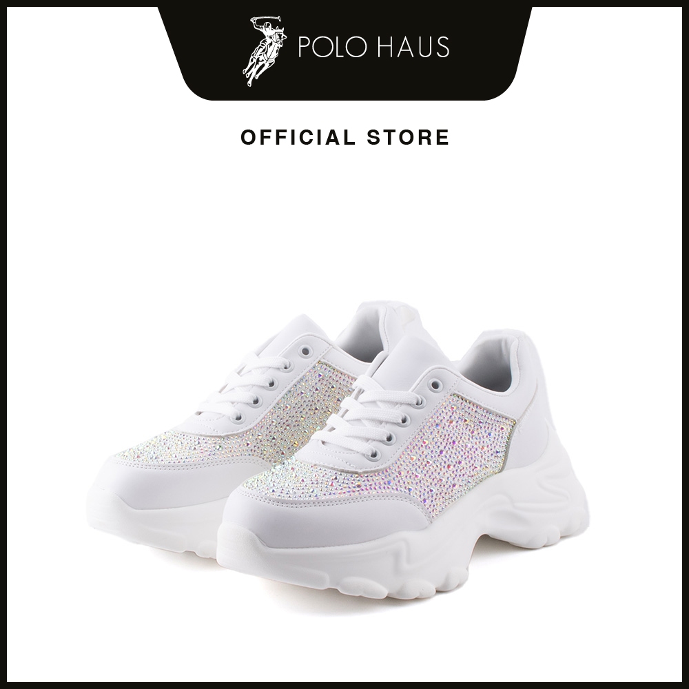 Polo Ladies Luz Fashion Sneakers Shoes -P62313-YX01SV-0-WHITE