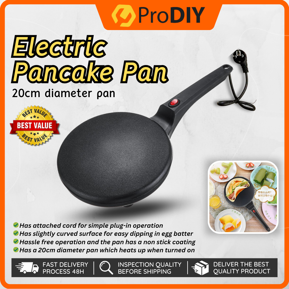 Electric 20CM Pancake Pan Crepe Maker Non Stick Pan Pancake Grill Pan Pancake Maker Cooking Pan Grill Cooking Tools