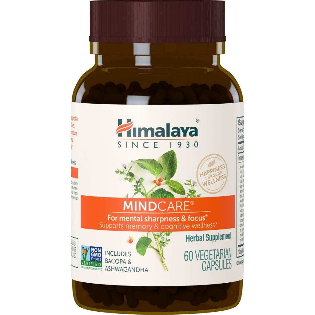 Himalaya MindCare, Nootropic Brain Supplement Booster for Mental Sharpness, Focus, Memory & Cognitive Wellness, 1170 mg,