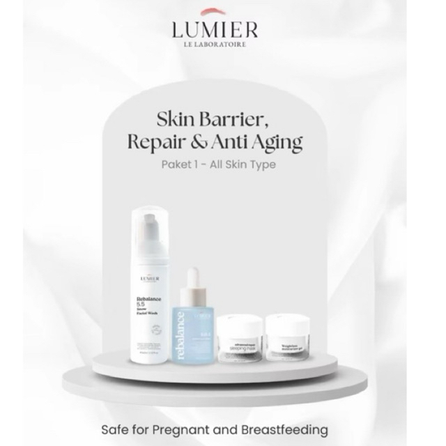 SKIN BARRIER DAN ANTI AGING LUMIER BY PUTERI SARAH LIYANA