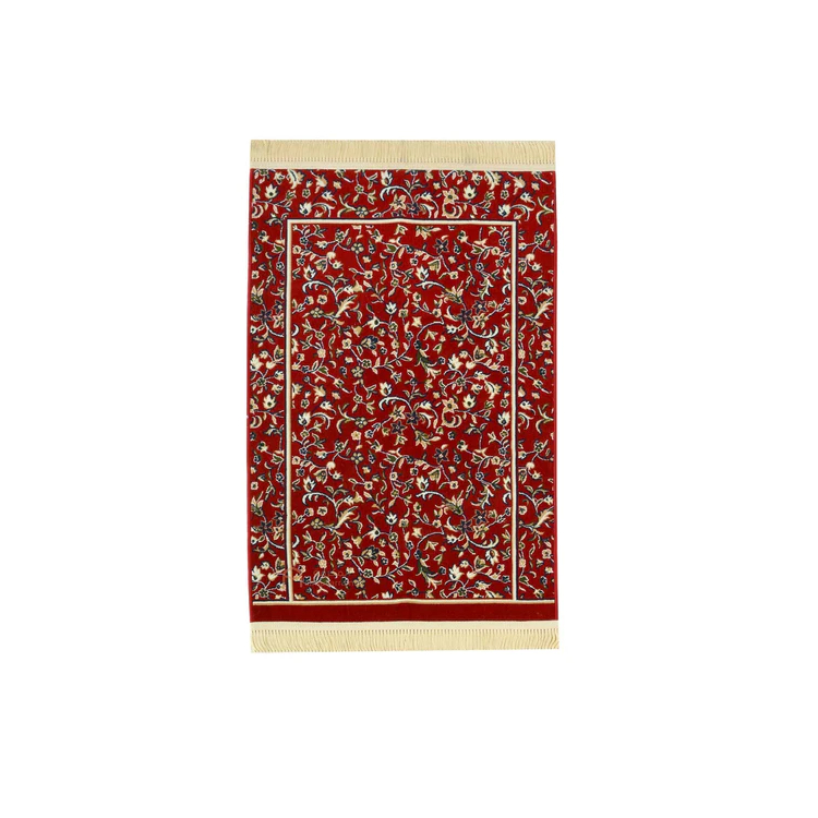 Al-Rawdah patterns plain prayer mat 8mm