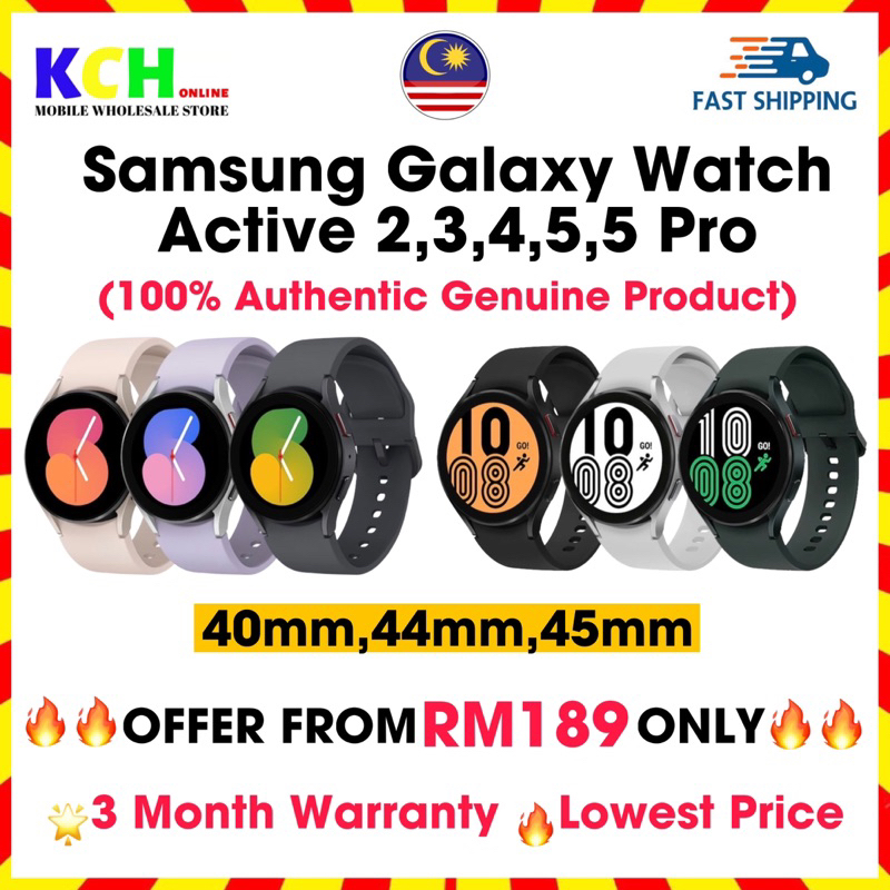 【DEMO UNIT】Samsung Galaxy Watch 5 Pro,5,4,3,Active 2 R900,R860 Heart Rate Blood Oxygen Smart Sport Fitness Tracker Gym