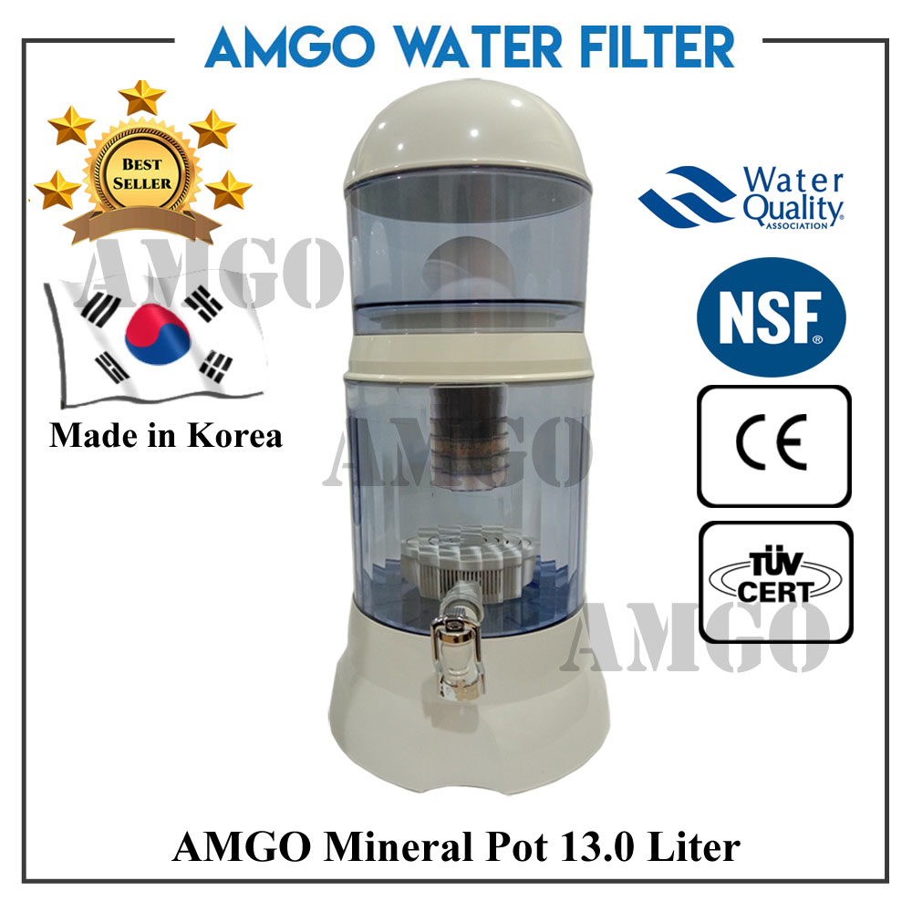 AMGO Mineral Pot 13L (Made In Korea) - Water Dispenser Container Capacity 13L