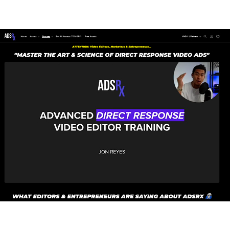 Advanced Direct Response Editor Training (Video Course) Updated