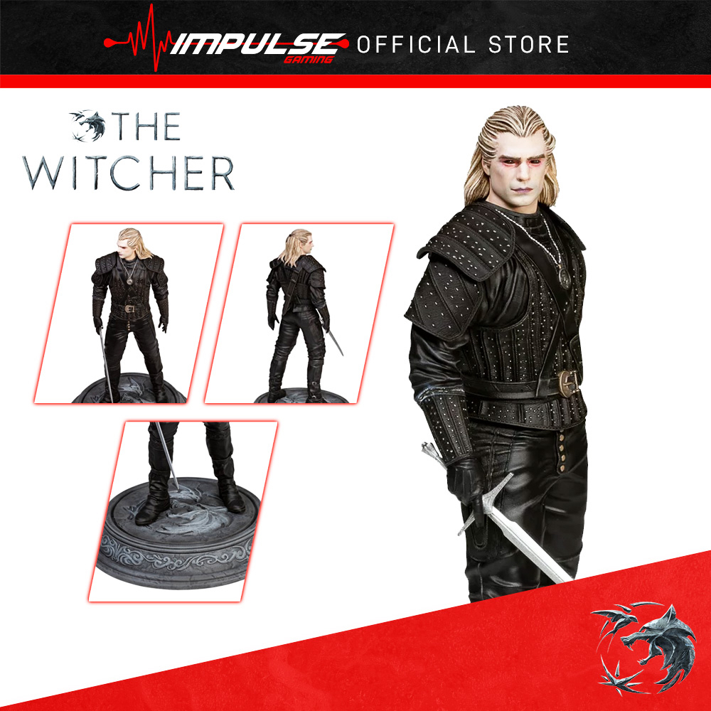 Dark Horse Netflix Series Transformed Geralt Collectible Statue / McFarlane Toys The Witcher 3: Geralt of Rivia