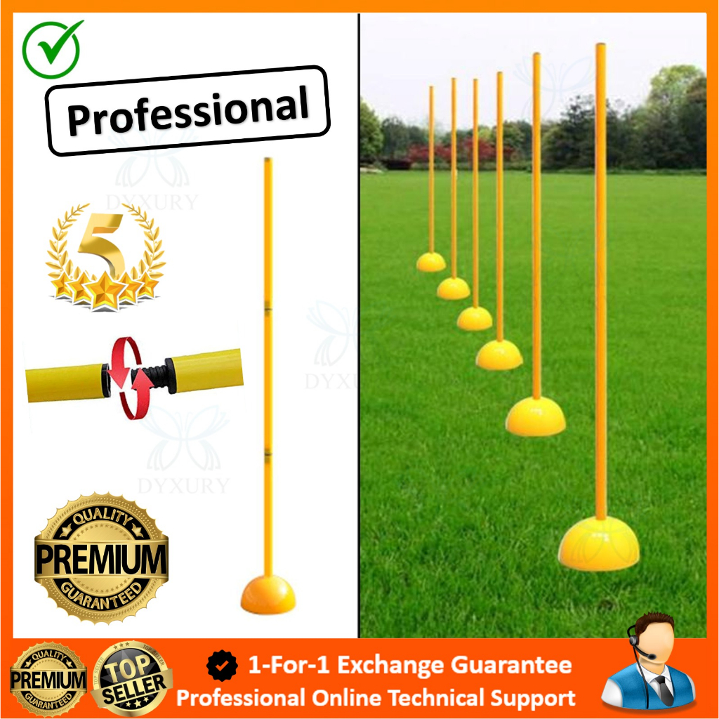 Premium Water Injection Base Football Door Pole Flag Logo Bar Training Equipment Sign Obstacle Marker Rod