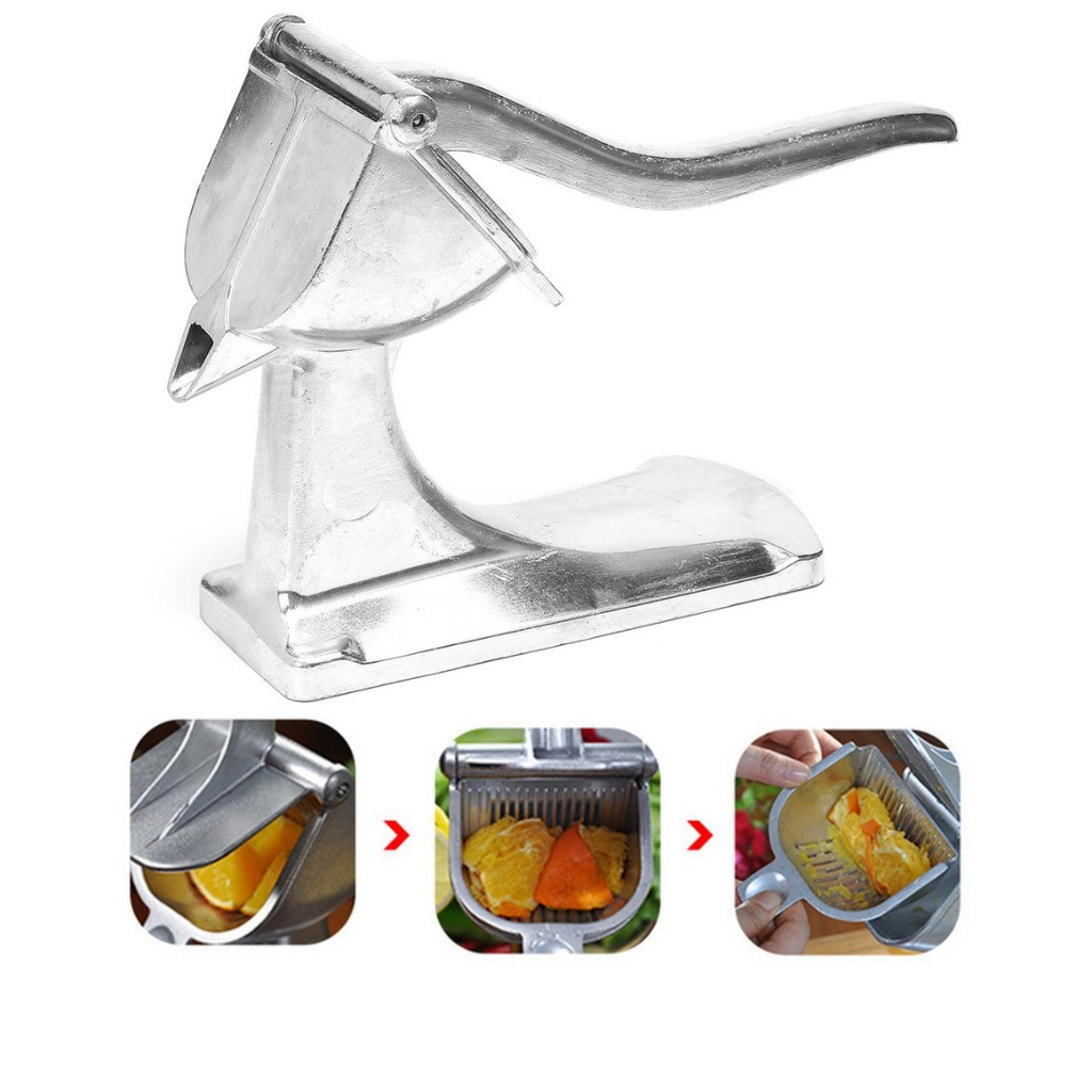 Pemerah Limau Kasturi Fruit Press Jus Aluminium Alloy Heavy Duty Manual Orange Lemon Juice Lime Citrus Squeezer Juicer