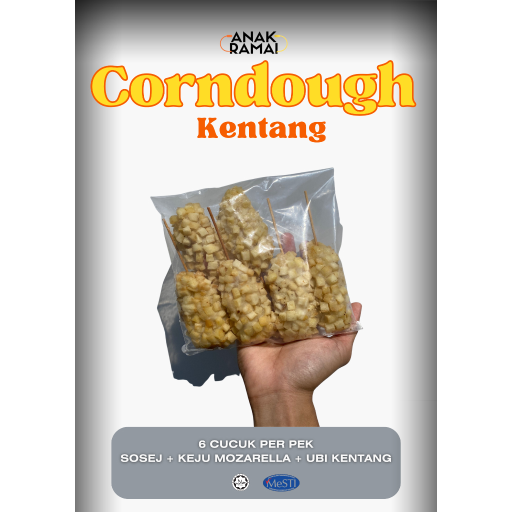 PEK BERBALOI (CORNDOUGH KENTANG HALAL) ANAK RAMAI